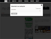 Tablet Screenshot of mycitygossip.com